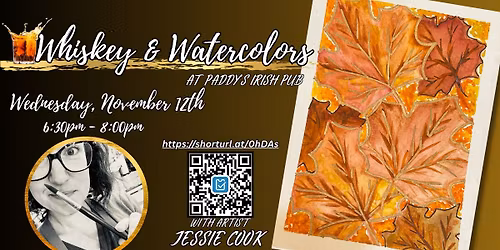 Whiskey & Watercolors with artist Jessie Cook