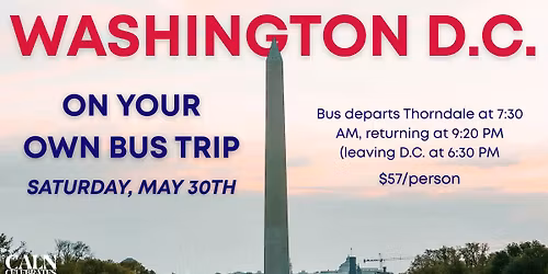 Washington D.C. On Your Own Bus Trip