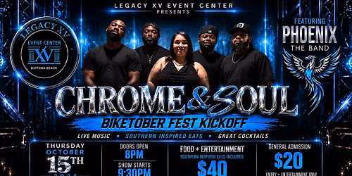 Chrome & Soul Biketober Fest Kickoff (Live Band + Southern Eats)