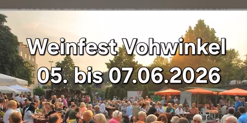 Weinfest Vohwinkel 2026