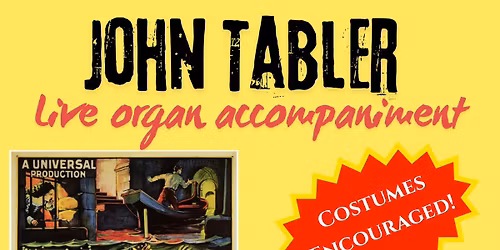 The Phantom of the Opera movie with LIVE organ soundtrack