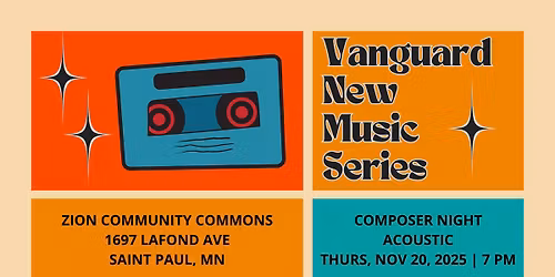 Vanguard New Music Series | Composer Night | Acoustic