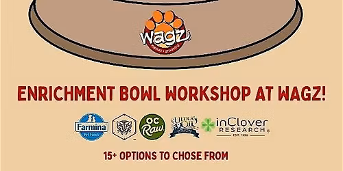 Build a Bowl - Dog & Cat Enrichment Bowl Workshop