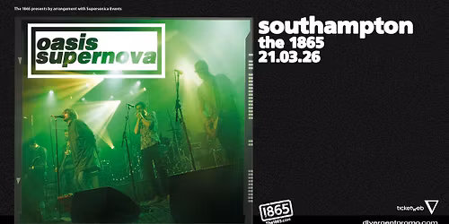 Oasis Supernova LIVE at The 1865!