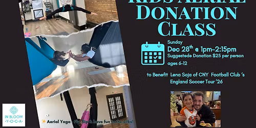 Kids Aerial Donation Class