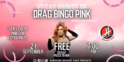 Paint Drag Bingo Pink @ Hanovers Pflugerville