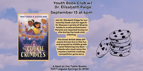 Youth Book Club w\/ Dr. Elisabeth Paige: The Cookie Crumbles