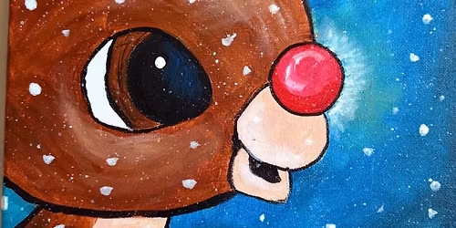 Kids Paint Class- Rudolph!