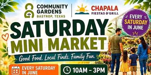 Saturday Mini Market at Community Gardens