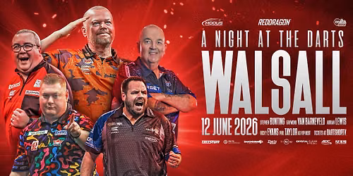 A night at the darts - Walsall 2026