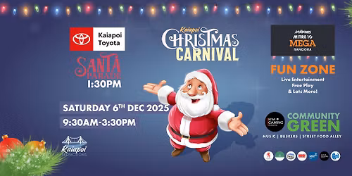 Kaiapoi Christmas Carnival and Santa Parade 