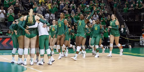Oregon State Beavers at Oregon Ducks Womens Volleyball at Matthew Knight Arena