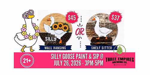 Silly Goose Wall Hanging or Shelf Sitter @Three Empires