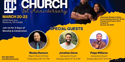 Disciples Church & Pastors Anniversary Weekend