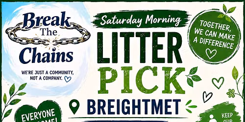 Litter picking, street clean up! 