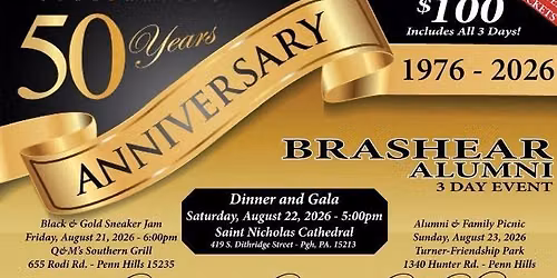 John A. Brashear 50th Anniversary Gala