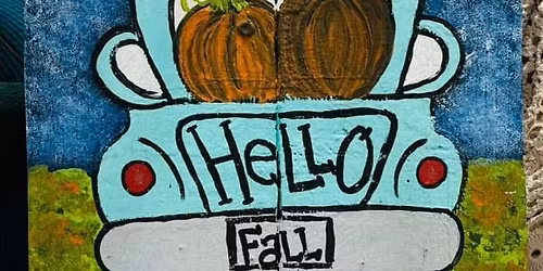 November\u2019s Painting Workshop~Fall Truck Bed!