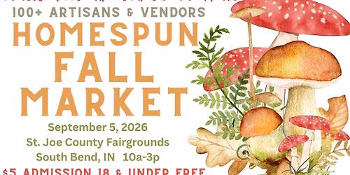 Homespun Artisan FALL Market 2026