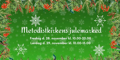 Julemarked d. 28. og 29 nov. 2025