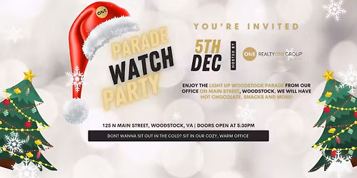 Light Up Woodstock | Parade Watch Party