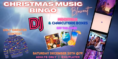 MUSIC BINGO BLOWOUT