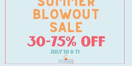 Summer Blowout SALE! 
