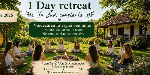 Vindecarea Energiei Feminine. Ruperea de karma de neam, blesteme- 1 day Retreat Constanta