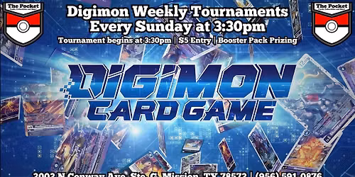 \ud83d\udd25\ud83e\udd16 Digimon Weekly Tournaments Are Here! \ud83e\udd16\ud83d\udd25