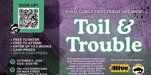 Toil & Trouble Show | First Friday Art Show Series