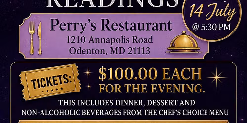 Advanced Psychic Medium Terry Kociolek ~ Evening of Readings at Perry's Restaurant Odenton MD