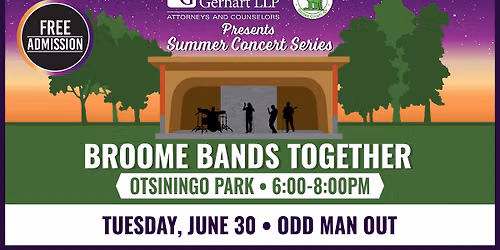 Broome Bands Together Free Summer Concert Series: Odd Man Out