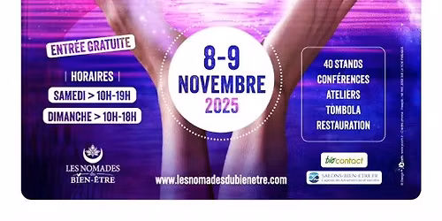 3\u00e8me \u00e9dition - Salon du Bien-\u00catre - Saint-Amand-Montrond (18) - 8 et 9 Novembre 2025