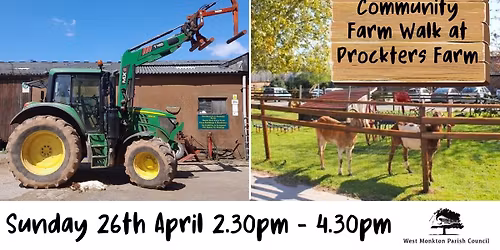 FREE Community Farm Walk 26th April 2026 - Prockters Farm
