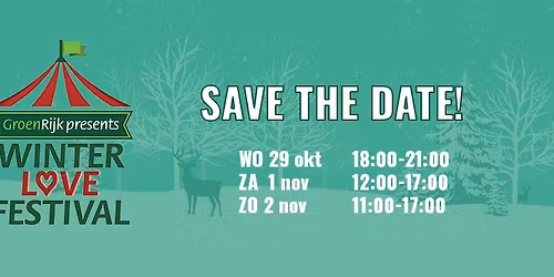 Opening Winter L\u2665ve Festival - KORTINGSAVOND, 20% KORTING!!
