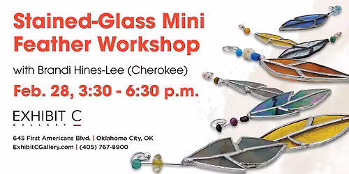 Stained-Glass Mini Feather Workshop with Brandi Hines-Lee