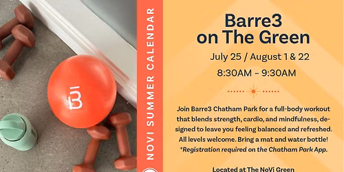Barre3 on the Green