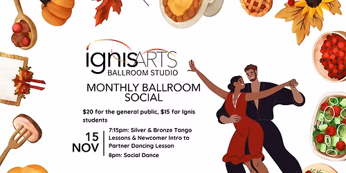 Ignis Arts Social Dance: November Social Dance