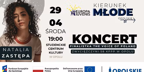 NATALIA ZAST\u0118PA - KONCERT W OPOLU \/ 29.04.26