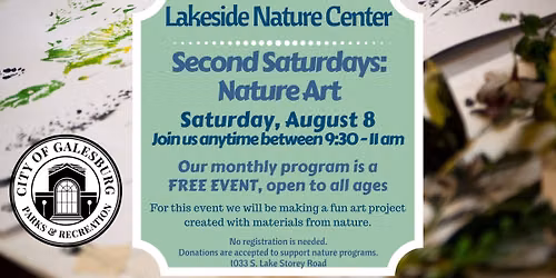 Second Saturdays: Nature Art