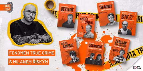 Fenom\u00e9n true crime s Milanem \u0158\u00edsk\u00fdm na veletrhu KNIHA BRNO