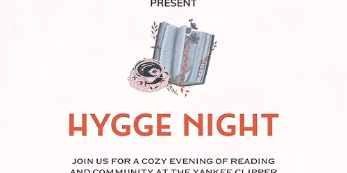 Hygge Night with Silent Book Club, Grand Rapids, and the GRPL Yankee Clipper Branch