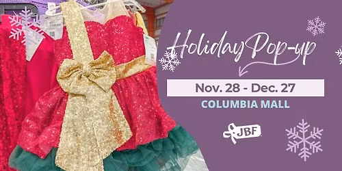 JBF Columbia Holiday Pop-Up