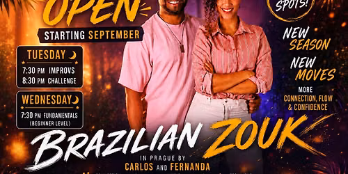 \ud83d\udd25 NEW BRAZILIAN ZOUK COURSES IN PRAGUE \u2014 SEPTEMBER 2026 \ud83d\udd25