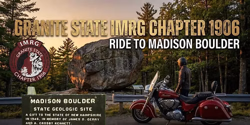 Granite State IMRG Group Ride to Madison Boulder