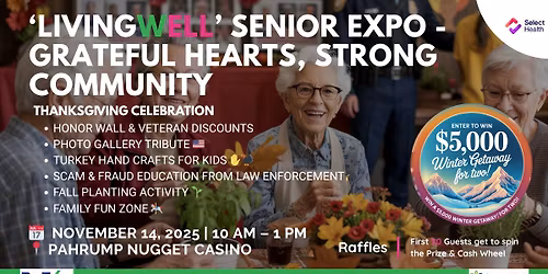 Thanksgiving Senior Expo Pahrump \u2013 7 Powerful Reasons to Attend