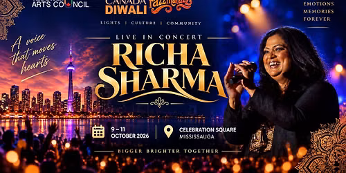 RICHA SHARMA @ Canada Diwali RazzMatazz - LIVE IN CONCERT