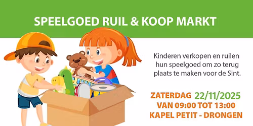 Speelgoed Ruil & Koop Markt Voor Kinderen