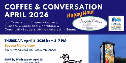 April Coffee and Conversation