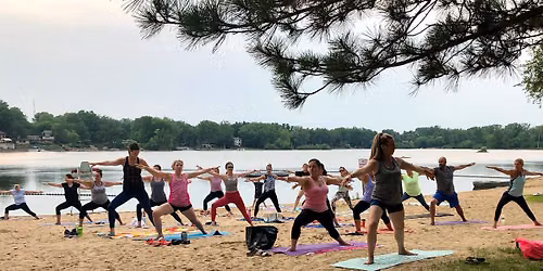 \ud83e\uddd8\u200d\u2640\ufe0fBeach Yoga w\/ Black Cat Yoga