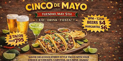 TEQUILA TUESDAY | CELEBRATING CINCO DE MAYO